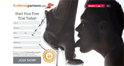 Desktop Screenshot of footfetishpartners.com